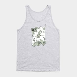 Treasure Map Tank Top